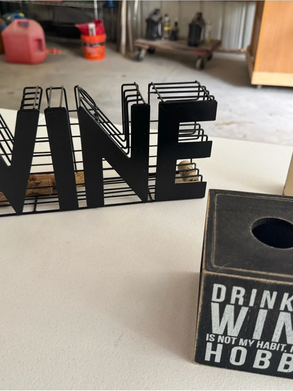 Black Wine Hobby Decor